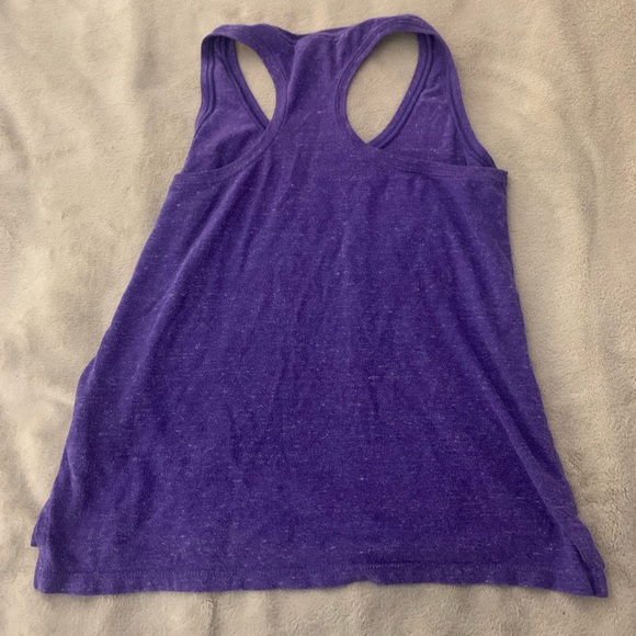 Nike Sportswear Just Do it Racerback Tank Top Size Small Purple Heather Women - Picture 4 of 7